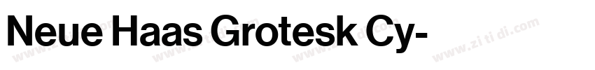 Neue Haas Grotesk Cy字体转换 Neue Haas Grotesk Cy字体转换